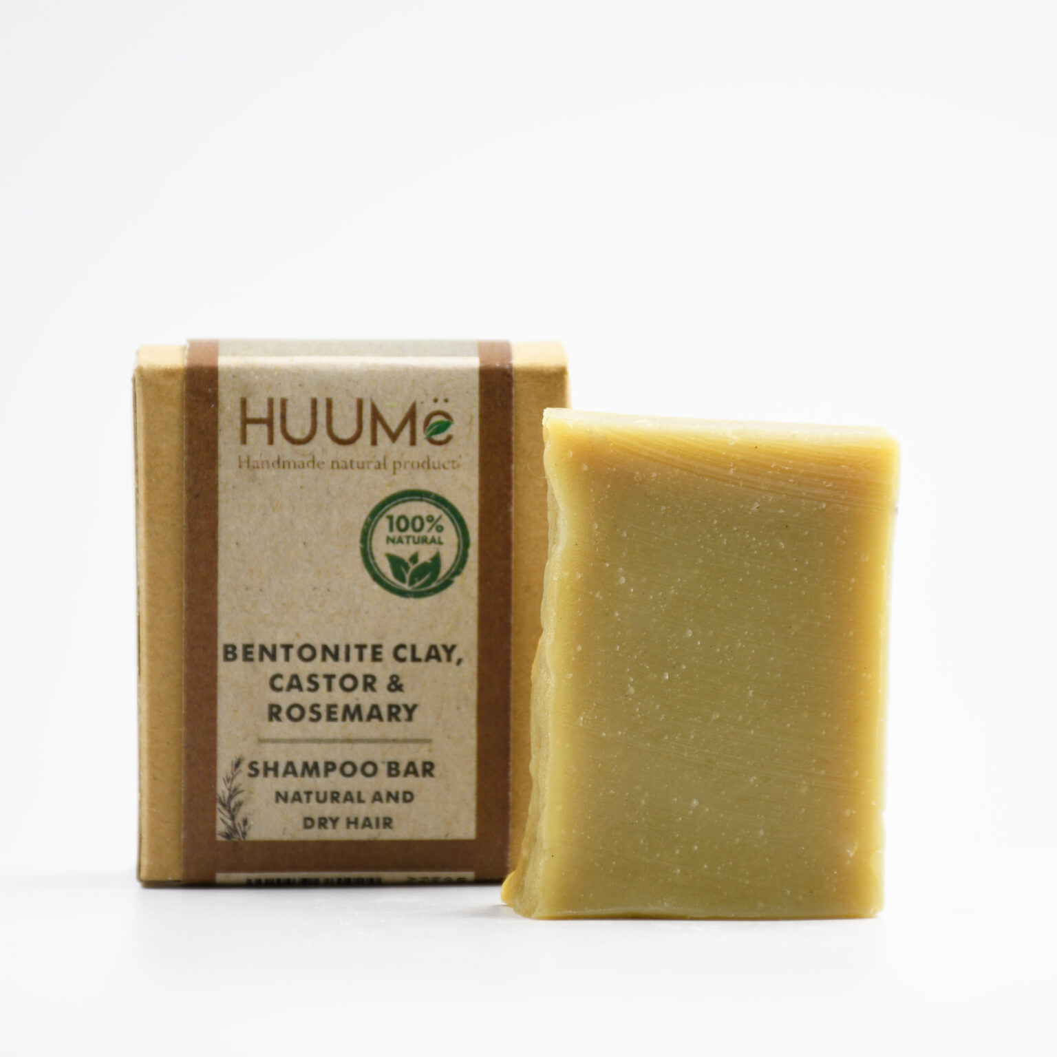 Hair Shampoo Bar – Bentonite Clay, Castor & Rosemary - HUUMë