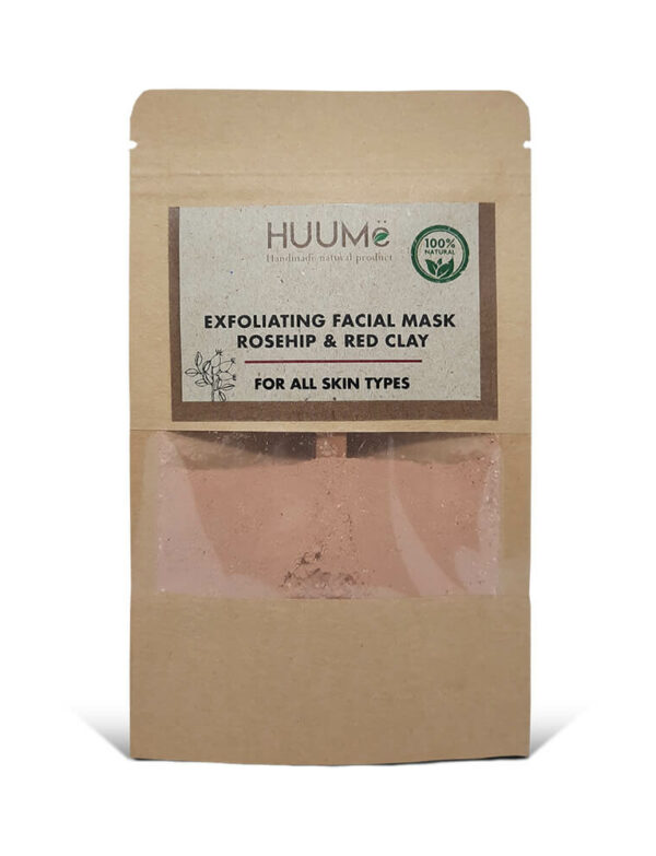 Rosehip & Red Clay Exfoliating Facial Mask